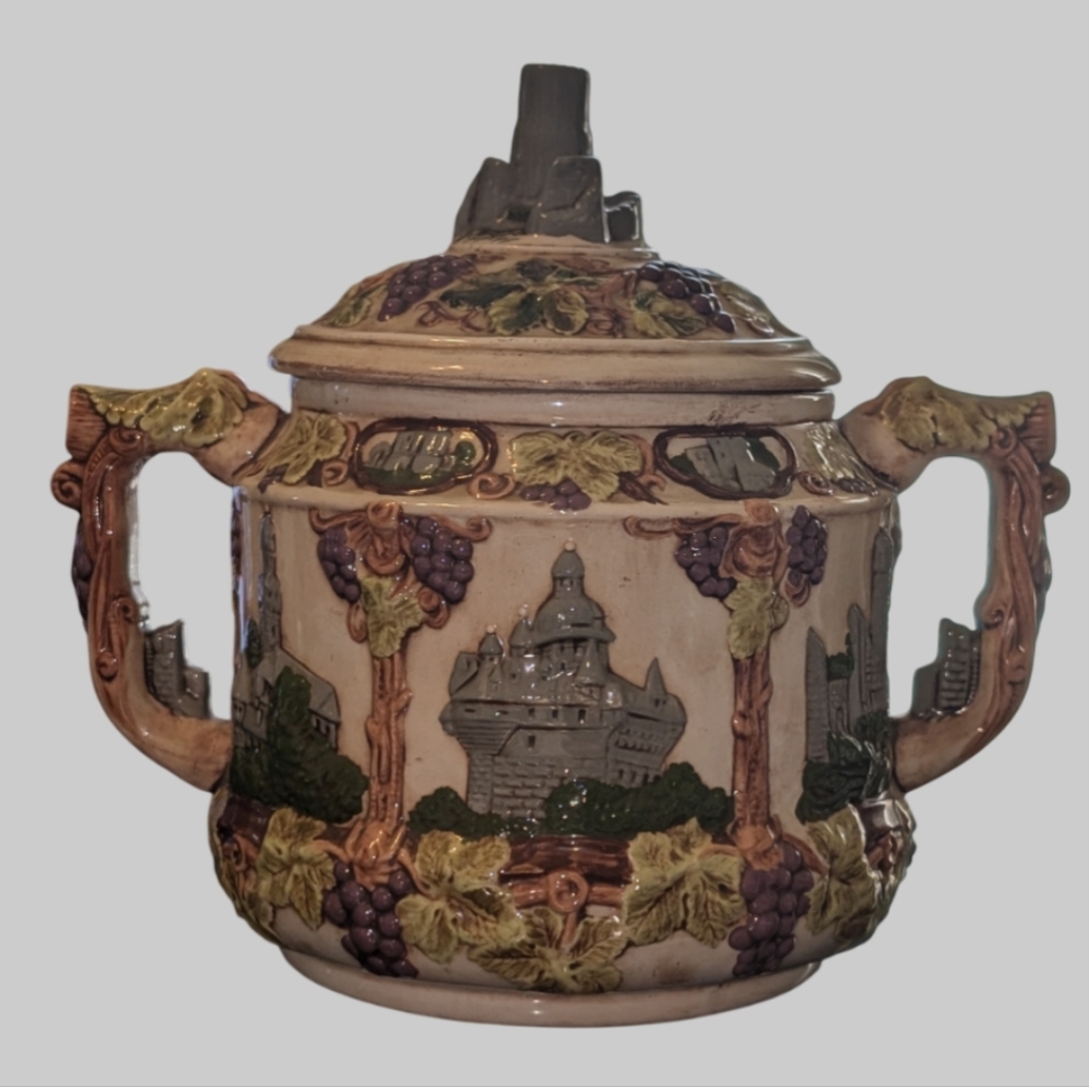 Vintage RARE German punch bowl /‎ tureen/Cookie Jar
